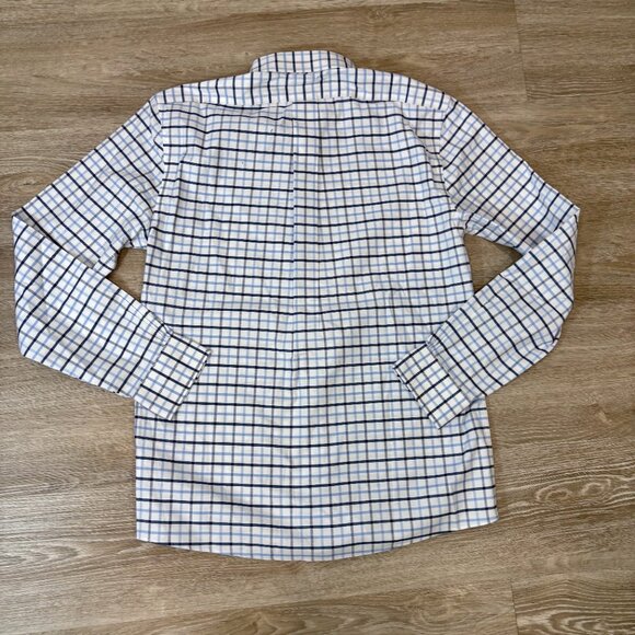 Brooks Brothers Plaid Slim Non-Iron Stretch Cotton Original Oxford Polo sz M - Picture 2 of 11